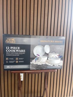 Thyme & Table 12-Piece Non-Stick Cookware Set