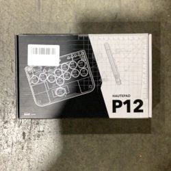 JZW-Shop Haute42 Arcade Stick P12, All-Button Arcade Controller for Switch, PC, PS4, PS3, Steam Deck, Arcade Fight Stick with Turbo & Custom RGB, Supp