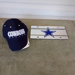 Vintage 90s Dallas Cowboys Hat with tag plate