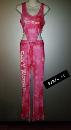 **Pink One Piece Jumpsuit**