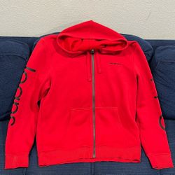 Calvin Klein Jacket, Red, Large 