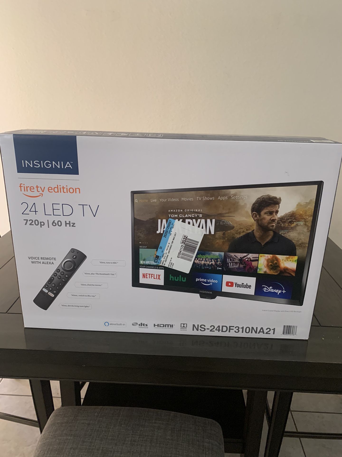 Insignia 24 Inch LED Smart Tv fire stick edition