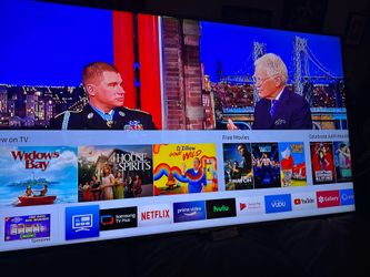 Samsung 75 inch 2018 model 4 k Smart great condition low hours used come with remote lost feet asking 375