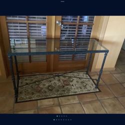 Glass Sofa Table, Desk, Huge Mirror