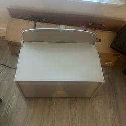 Gray  Storage Bench / Toy Chest 