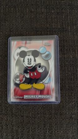 2026 Topps Chrome Disney Mickey Mouse Trading Card