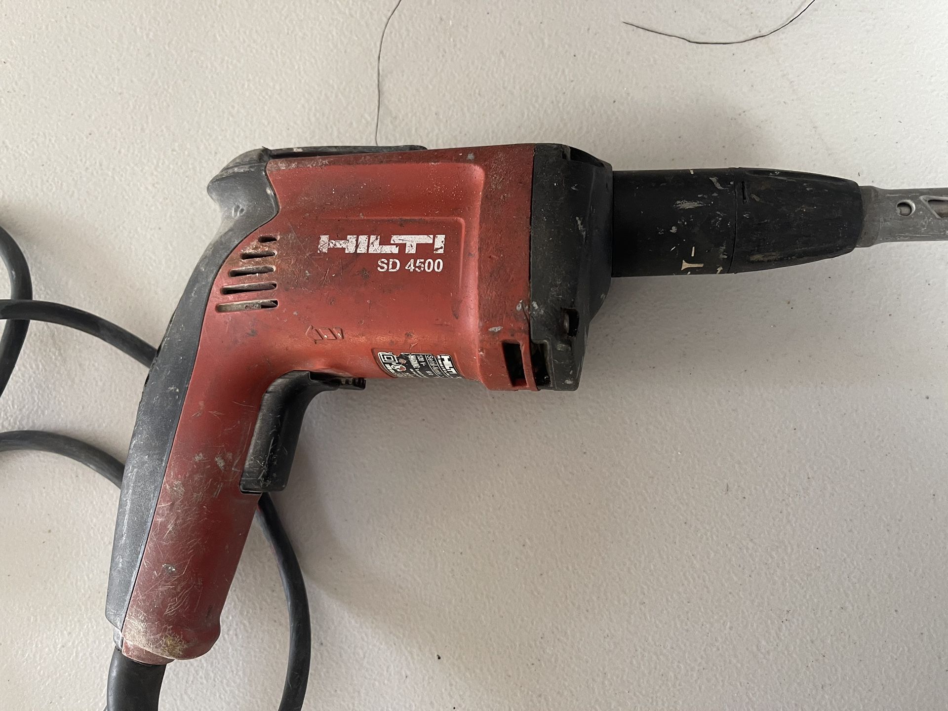 Hilti Tools Corded Drywall Screw Gun w 15" Cord SD4500