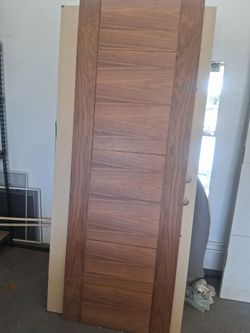 interior walnut pre finsh door