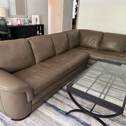 FREE DELIVERY (Natuzzi Sectional)