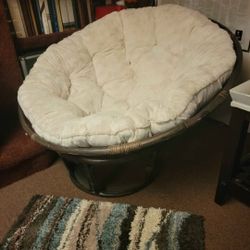 Pier 1 Papasan Chair with Cushion