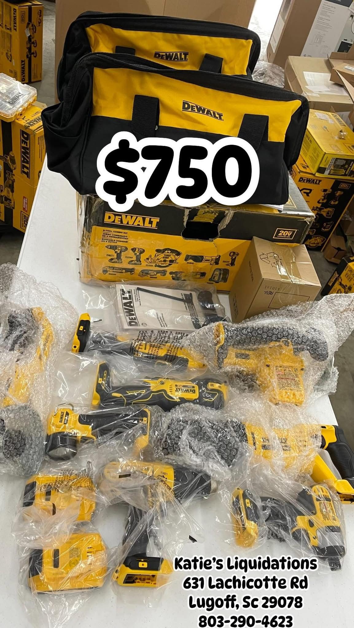 DEWALT 9-Tool 20-Volt Max Power Tool Combo Kit β‘