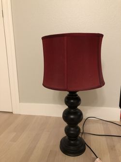 Red Table Lamp