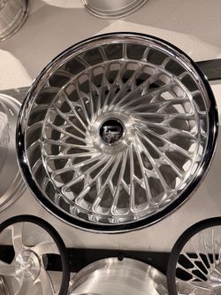 24s wheels new tires with steering wheels new 5x5 Chevy 5x120