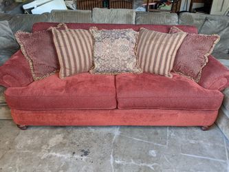 Beautiful red couch