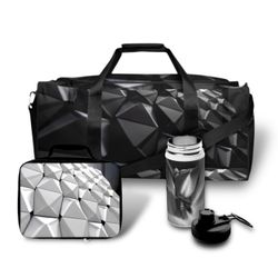 FUTURISTIC GYM SET (sports bag/lunch bag /mug) by COSMOBIT