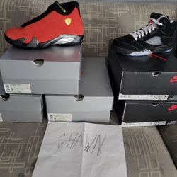 Jordan 14 Ferrari  Sz 8,8.5,9 