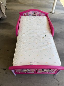 Delta Children Plastic Toddler Bed with mattress