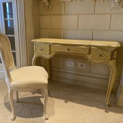 Antique Desk And Chair