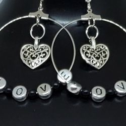 1 1/2" Hoops, Pierced Earrings