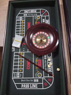 Roulette/Black jack gambling board