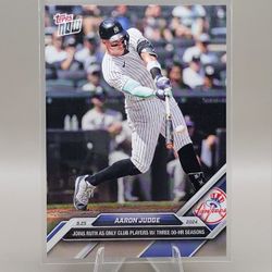 2024 Topps Now Aaron Judge 3 50hr Seasons
