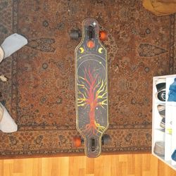 Tree of life design, longboard