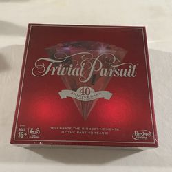 SEALED Hasbro Trivial Pursuit 40th Anniversary Ruby Edition Game E1923 Brand New