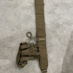 ATS gear tactical Gear Belt With Holster For Beretta M9
