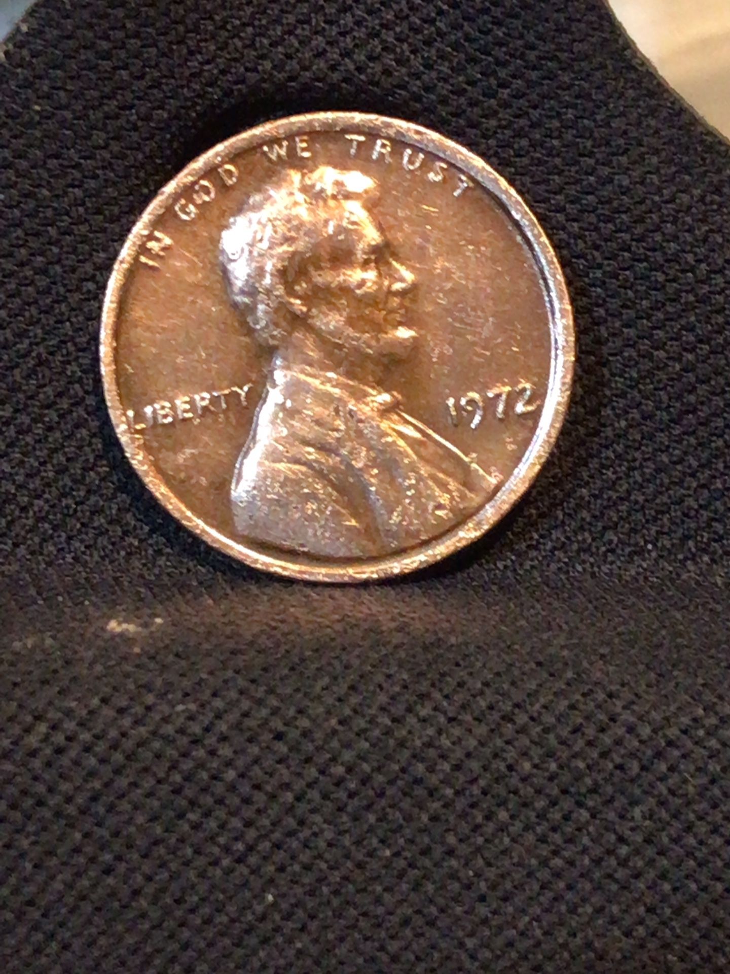 1972 Lincoln One Cent Penny Doubled