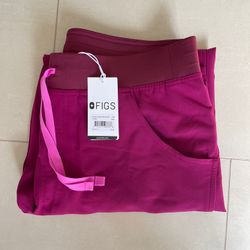 Figs Scrubs Cardo Petite Dark Maroon