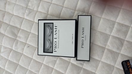 Pro Lashes and tweezers and scissors