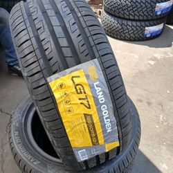 4 New Tires Installed/ 4 Llantas Nuevas Instaladas 195/50/15 Land Golden Tires 