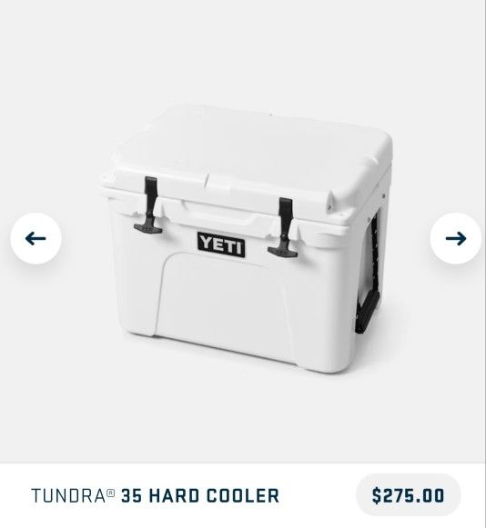 Tundra 35 Hard Yeti Cooler