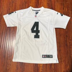 Derek Carr Nike On-Field Las Vegas Raiders #4 Jersey Womens Sz Medium Fits Small