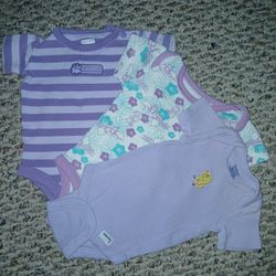 Newborn Onsies In Purple