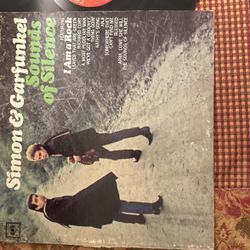 Record Vinyl, Simon And Garfunkel Sounds Of Silence