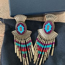 Last-Minute Christmas Magic: Vintage Quoc Turquoise (Q.T.) Sterling Silver Multi-Stone Fringe