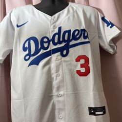 Edwin Diaz #3 Men's Los Angeles Dodgers Nike White Jersey