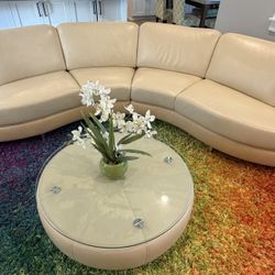 Modern Leather Sofa Set