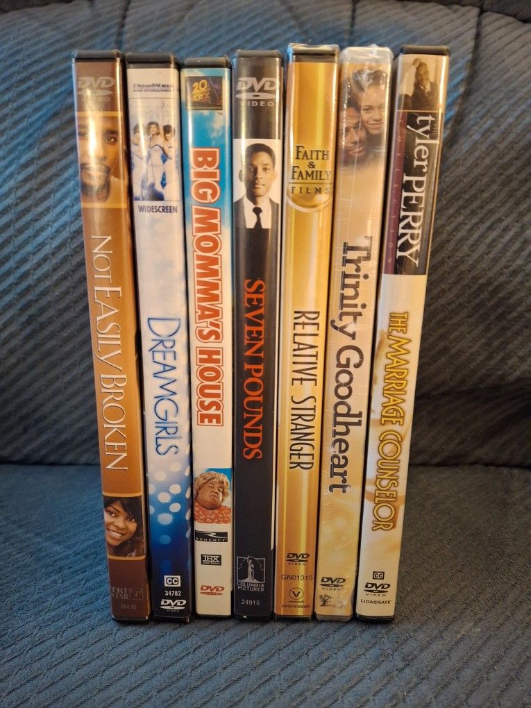 Lot Of 7 DVDs, Drama, Etc. $34.95, OBO.