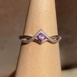 Amethyst Ring S925 Sz 6,7,8,9