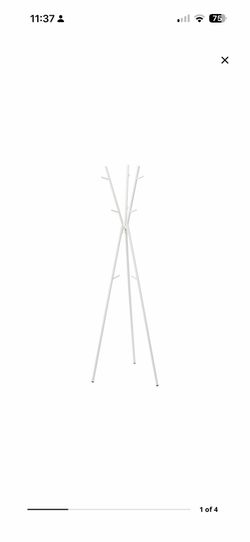 IKEA EKRAR Coat Rack / Hat & Coat Stand - White