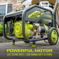 Power Joe 4100-Watt/3300-Watt Portable Propane Generator W/ Cover