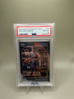 2019 Hoops Premium Stock Zion Williamson PSA 10 Gem Mint #258