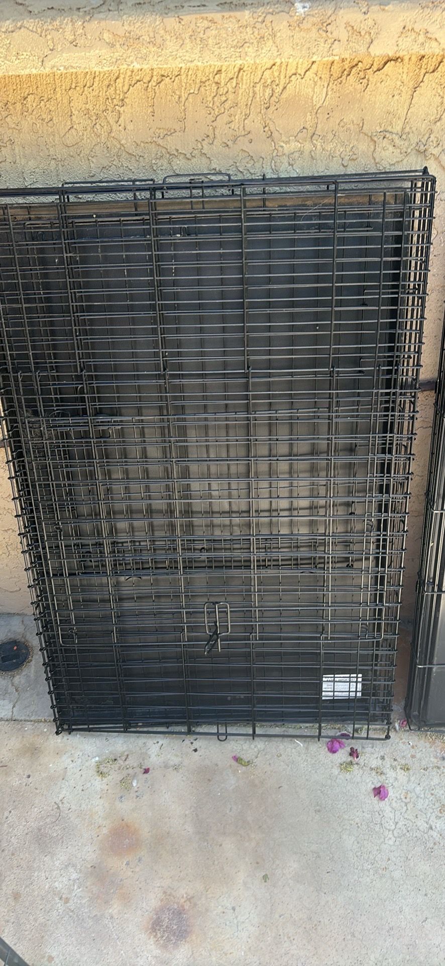 Double door dog kennel