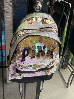 Used sequins backpack from Pink