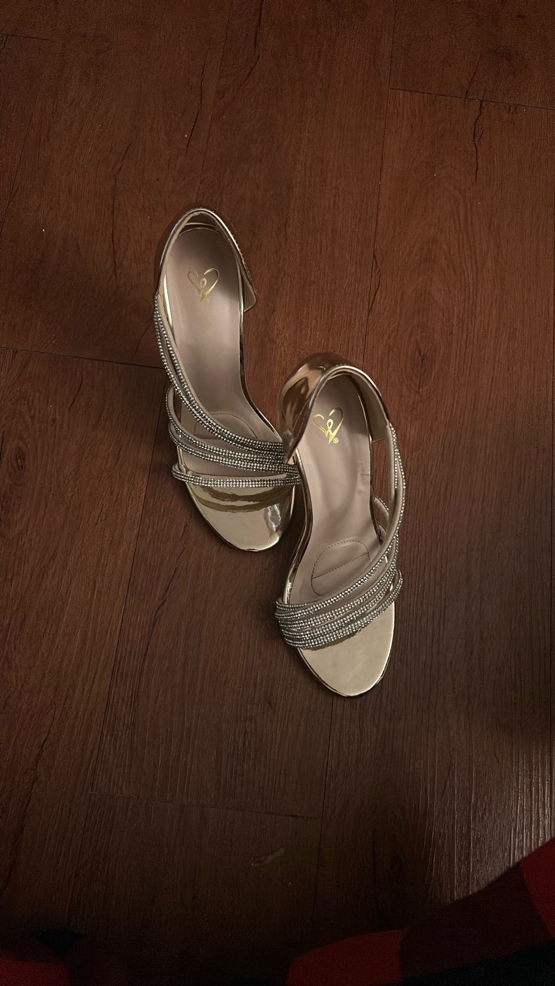 Gold heels