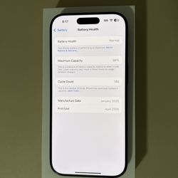 Iphone 16 Pro Black titanium 128 GB Unlocked