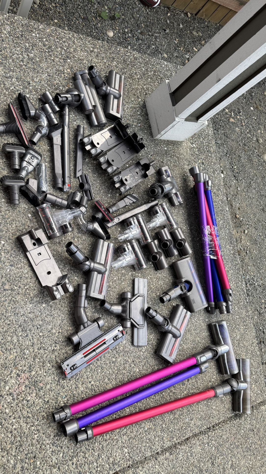 Large lot of Dyson attachments 