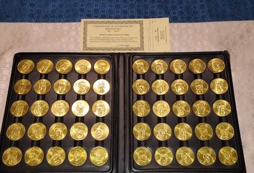 1990–1992 MLB Sport Stars Collector Coins Set